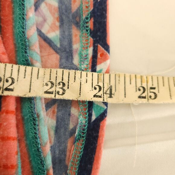 Self Esteem Womens XS X-Small Multicolor Colorful Sleeveless Tank Top - Picture 7 of 7